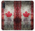 W2490 Canada Maple Leaf Flag Texture Hard Case and Leather Flip Case For Samsung Galaxy A01