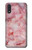 W2843 Pink Marble Texture Hard Case and Leather Flip Case For Samsung Galaxy A01