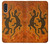 W2901 Lizard Aboriginal Art Hard Case and Leather Flip Case For Samsung Galaxy A01