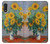 W2937 Claude Monet Bouquet of Sunflowers Hard Case and Leather Flip Case For Samsung Galaxy A01