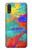 W2942 Brush Stroke Painting Hard Case and Leather Flip Case For Samsung Galaxy A01