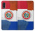 W3017 Paraguay Flag Hard Case and Leather Flip Case For Samsung Galaxy A01