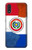 W3017 Paraguay Flag Hard Case and Leather Flip Case For Samsung Galaxy A01