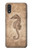 W3214 Seahorse Skeleton Fossil Hard Case and Leather Flip Case For Samsung Galaxy A01