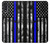 W3244 Thin Blue Line USA Hard Case and Leather Flip Case For Samsung Galaxy A01