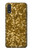 W3388 Gold Glitter Graphic Print Hard Case and Leather Flip Case For Samsung Galaxy A01