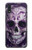 W3582 Purple Sugar Skull Hard Case and Leather Flip Case For Samsung Galaxy A01