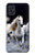 W0246 White Horse Hard Case and Leather Flip Case For Samsung Galaxy A51