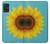 W3039 Vintage Sunflower Blue Hard Case and Leather Flip Case For Samsung Galaxy A51