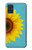 W3039 Vintage Sunflower Blue Hard Case and Leather Flip Case For Samsung Galaxy A51