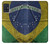 W3297 Brazil Flag Vintage Football Graphic Hard Case and Leather Flip Case For Samsung Galaxy A51