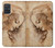 W1045 Leonardo da Vinci Woman's Head Hard Case and Leather Flip Case For Samsung Galaxy A71