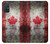 W2490 Canada Maple Leaf Flag Texture Hard Case and Leather Flip Case For Samsung Galaxy A71