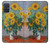 W2937 Claude Monet Bouquet of Sunflowers Hard Case and Leather Flip Case For Samsung Galaxy A71