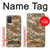 W3294 Army Desert Tan Coyote Camo Camouflage Hard Case and Leather Flip Case For Samsung Galaxy A71