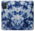 W3439 Fabric Indigo Tie Dye Hard Case and Leather Flip Case For Samsung Galaxy A71