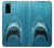 W0830 White Shark Hard Case and Leather Flip Case For Samsung Galaxy S20