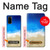 W0912 Relax Beach Hard Case and Leather Flip Case For Samsung Galaxy S20