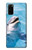 W1291 Dolphin Hard Case and Leather Flip Case For Samsung Galaxy S20