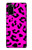 W1850 Pink Leopard Pattern Hard Case and Leather Flip Case For Samsung Galaxy S20