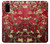 W2414 Red Blossoming Almond Tree Van Gogh Hard Case and Leather Flip Case For Samsung Galaxy S20