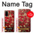 W2414 Red Blossoming Almond Tree Van Gogh Hard Case and Leather Flip Case For Samsung Galaxy S20