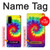 W2884 Tie Dye Swirl Color Hard Case and Leather Flip Case For Samsung Galaxy S20