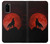 W2955 Wolf Howling Red Moon Hard Case and Leather Flip Case For Samsung Galaxy S20