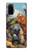 W3331 Peter Paul Rubens Tiger und Lowenjagd Hard Case and Leather Flip Case For Samsung Galaxy S20