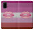 W3473 LGBT Lesbian Flag Hard Case and Leather Flip Case For Samsung Galaxy S20
