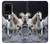 W0246 White Horse Hard Case and Leather Flip Case For Samsung Galaxy S20 Plus, Galaxy S20+