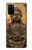 W0344 Buddha Rock Carving Hard Case and Leather Flip Case For Samsung Galaxy S20 Plus, Galaxy S20+