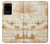 W0566 Technical Drawing Da Vinci Hard Case and Leather Flip Case For Samsung Galaxy S20 Plus, Galaxy S20+