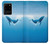 W0843 Blue Whale Hard Case and Leather Flip Case For Samsung Galaxy S20 Plus, Galaxy S20+