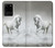 W0932 White Horse Hard Case and Leather Flip Case For Samsung Galaxy S20 Plus, Galaxy S20+