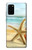 W1117 Starfish on the Beach Hard Case and Leather Flip Case For Samsung Galaxy S20 Plus, Galaxy S20+