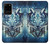 W1135 Wolf with knives Rock Hard Case and Leather Flip Case For Samsung Galaxy S20 Plus, Galaxy S20+