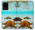 W1679 Starfish Sea Beach Hard Case and Leather Flip Case For Samsung Galaxy S20 Plus, Galaxy S20+