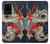 W2073 Japan Dragon Art Hard Case and Leather Flip Case For Samsung Galaxy S20 Plus, Galaxy S20+