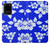 W2244 Hawaiian Hibiscus Blue Pattern Hard Case and Leather Flip Case For Samsung Galaxy S20 Plus, Galaxy S20+