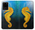 W2444 Seahorse Underwater World Hard Case and Leather Flip Case For Samsung Galaxy S20 Plus, Galaxy S20+