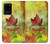 W2523 Canada Autumn Maple Leaf Hard Case and Leather Flip Case For Samsung Galaxy S20 Plus, Galaxy S20+