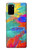 W2942 Brush Stroke Painting Hard Case and Leather Flip Case For Samsung Galaxy S20 Plus, Galaxy S20+