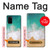 W3150 Sea Beach Hard Case and Leather Flip Case For Samsung Galaxy S20 Plus, Galaxy S20+