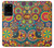 W3272 Colorful Pattern Hard Case and Leather Flip Case For Samsung Galaxy S20 Plus, Galaxy S20+