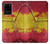 W3315 Spain Flag Vintage Football Graphic Hard Case and Leather Flip Case For Samsung Galaxy S20 Plus, Galaxy S20+