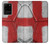 W3316 England Flag Vintage Football Graphic Hard Case and Leather Flip Case For Samsung Galaxy S20 Plus, Galaxy S20+