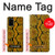 W3365 Yellow Python Skin Graphic Print Hard Case and Leather Flip Case For Samsung Galaxy S20 Plus, Galaxy S20+