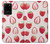 W3481 Strawberry Hard Case and Leather Flip Case For Samsung Galaxy S20 Plus, Galaxy S20+