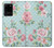 W3494 Vintage Rose Polka Dot Hard Case and Leather Flip Case For Samsung Galaxy S20 Plus, Galaxy S20+